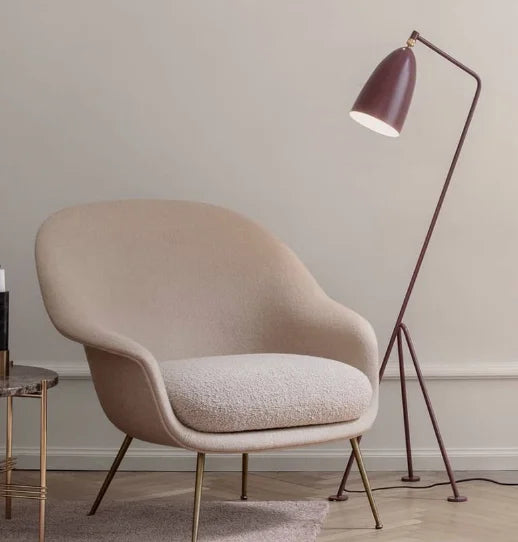 Modern Minimalist trident Iron Art Floor Lamp Living Room Bedroom Bedside Three-dimensional Study, Reading Macaron Lamp-3