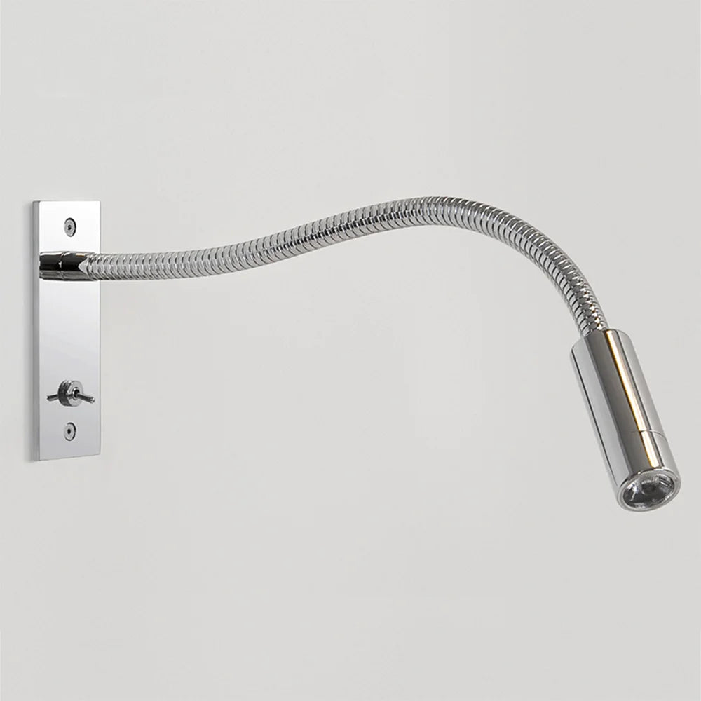 LED Gooseneck Reading Light Hotel Reading Light Headboard Hotel Bedside Reading Lamp Black Brass Wall Light Luxury-7