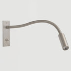 LED Gooseneck Reading Light Hotel Reading Light Headboard Hotel Bedside Reading Lamp Black Brass Wall Light Luxury-6