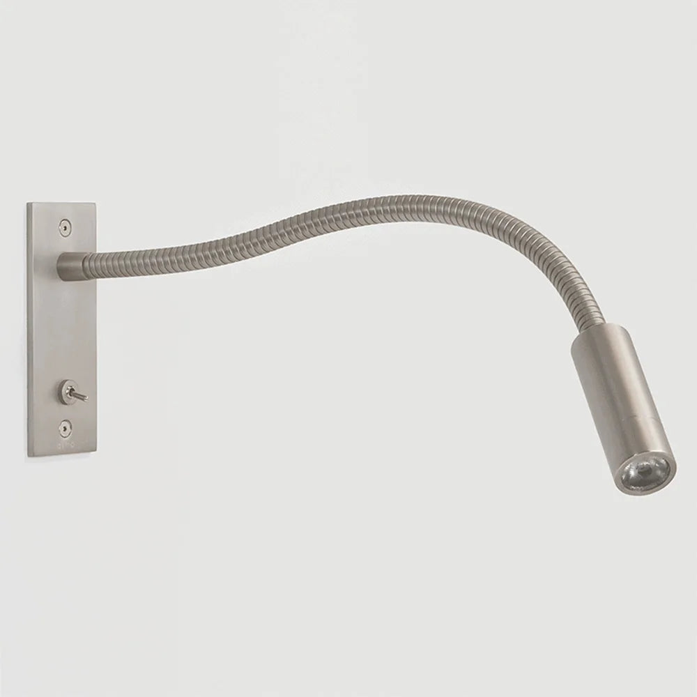 LED Gooseneck Reading Light Hotel Reading Light Headboard Hotel Bedside Reading Lamp Black Brass Wall Light Luxury-6