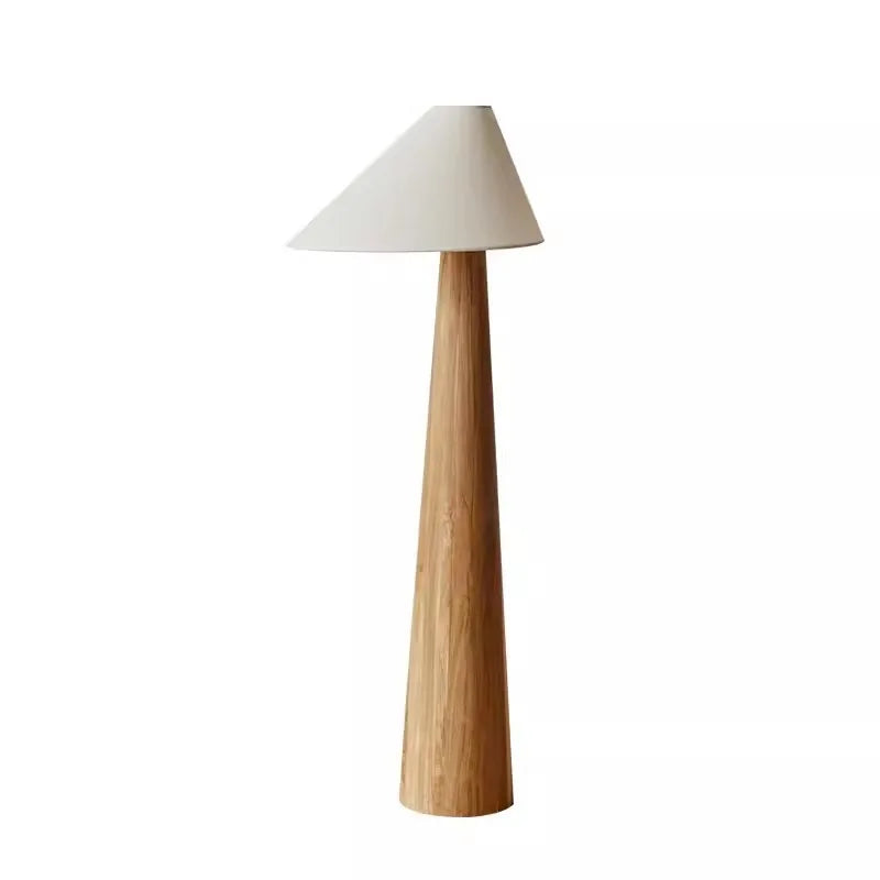 Modern Nordic Style LED Solid Wood Floor Lamps Minimalist Design Iron Body for Living Rooms Bedrooms Hotels and Offices-5