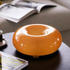 Modern Nordic Donut Lamp Glass Touch Dimmable Table Lamp Wall Light for Home Bedroom Bedside Decoration LED Mushroom Table Lamps-9