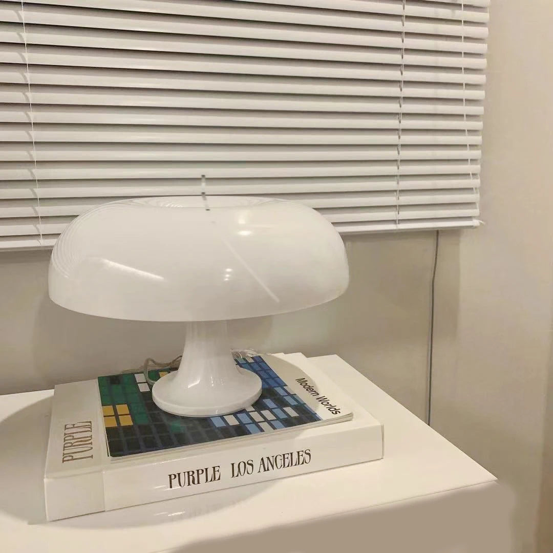 Danish  Designer High Light Orange Mushroom Night Light Italy Designer Bedside Led Mushroom Table Lamp-7