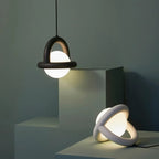 Danish designer hanging lamp for bedroom bedside Nordic art chandelier with round ball-0