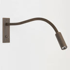 LED Gooseneck Reading Light Hotel Reading Light Headboard Hotel Bedside Reading Lamp Black Brass Wall Light Luxury-8
