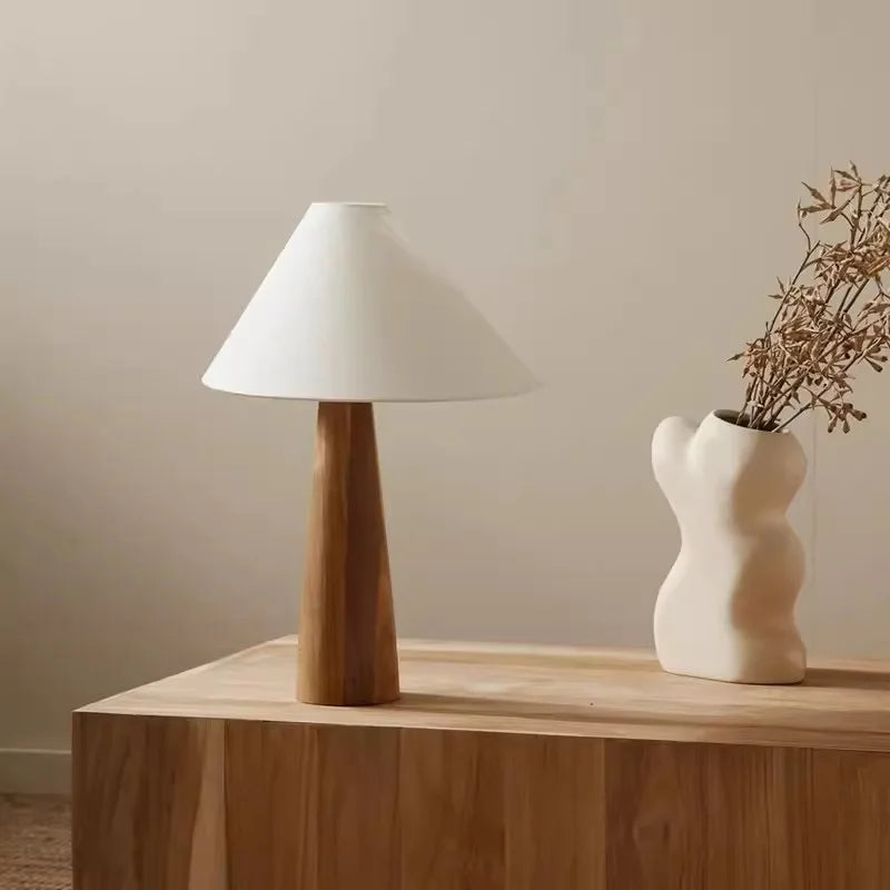 Modern Nordic Style LED Solid Wood Floor Lamps Minimalist Design Iron Body for Living Rooms Bedrooms Hotels and Offices-2