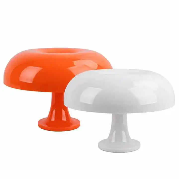 Danish  Designer High Light Orange Mushroom Night Light Italy Designer Bedside Led Mushroom Table Lamp-3