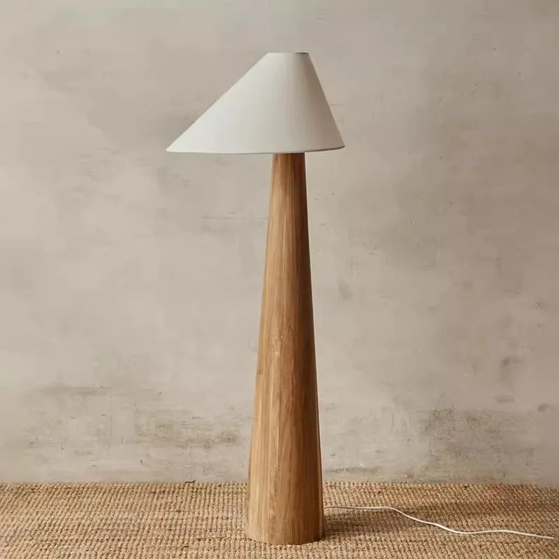 Modern Nordic Style LED Solid Wood Floor Lamps Minimalist Design Iron Body for Living Rooms Bedrooms Hotels and Offices-7