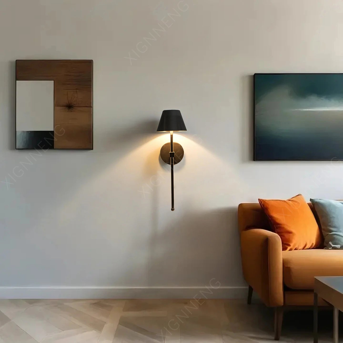 Luxury Wall Lamp Hotel bar Lounge Ambient Decor Wireless Rechargeable Indoor Modern LED Metal Wall Light Art Deco Wall Lamp-2