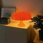 Danish  Designer High Light Orange Mushroom Night Light Italy Designer Bedside Led Mushroom Table Lamp-2