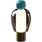 Art Design Restaurant Touch Control Modern Glass Table Lamps Bedroom Bedside Metal Rechargeable LED Table Lamp-5