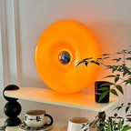 Modern Nordic Donut Lamp Glass Touch Dimmable Table Lamp Wall Light for Home Bedroom Bedside Decoration LED Mushroom Table Lamps-8