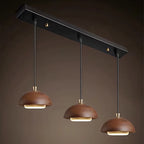 Simple and Modern Style LED Chandelier Wooden Art Living Room Bedroom Bedside Decoration Pendant Lamp Home Creative Light-6