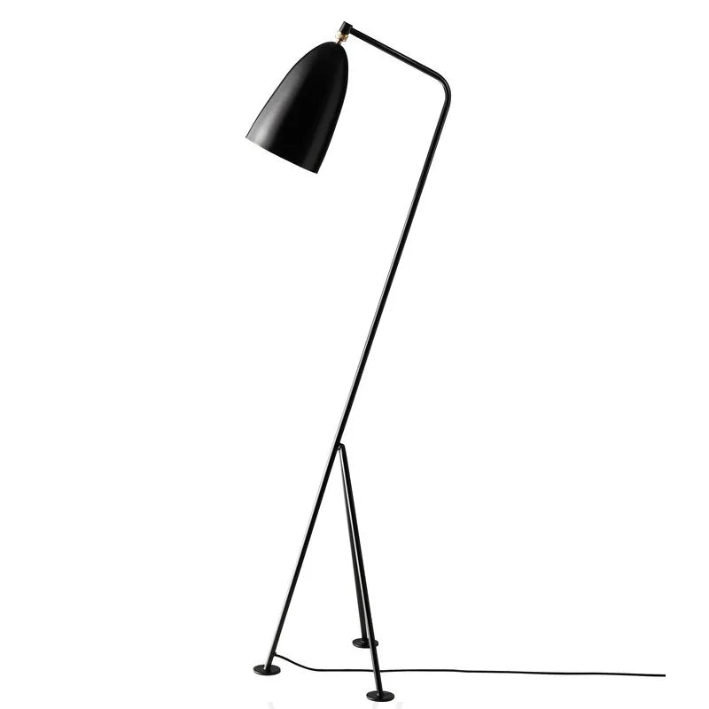 Modern Minimalist trident Iron Art Floor Lamp Living Room Bedroom Bedside Three-dimensional Study, Reading Macaron Lamp-0