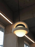 Danish designer hanging lamp for bedroom bedside Nordic art chandelier with round ball-3