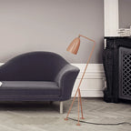 Modern Minimalist trident Iron Art Floor Lamp Living Room Bedroom Bedside Three-dimensional Study, Reading Macaron Lamp-7